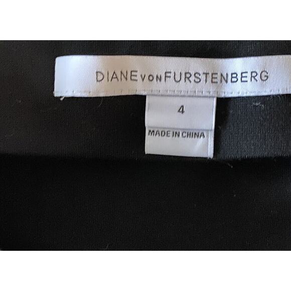 Diane Von Furstenberg DVF Size 4 Emma Mikado Wool Silk Blend Pencil Skirt Career - Picture 3 of 6